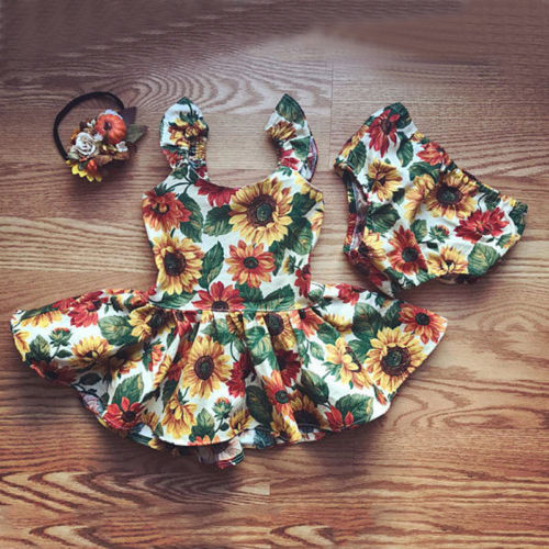 Girls Top Print Dresses