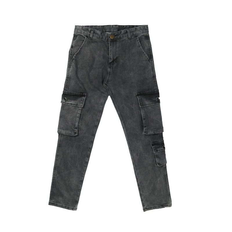 Mens Washed Cargo Pants