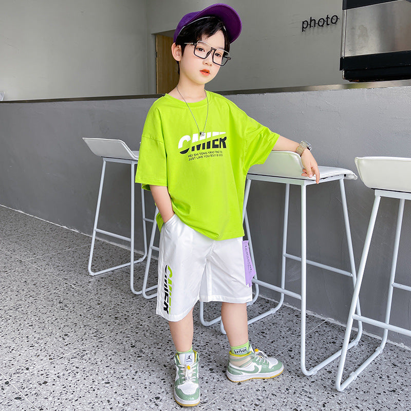 Boys' Thin Short-sleeved Suits