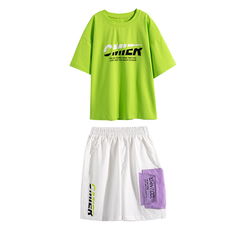 Boys' Thin Short-sleeved Suits