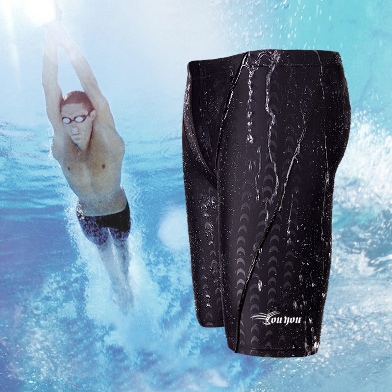 Shark Skin Men's Swimming Trunks