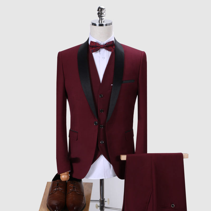 Mens Suits 3Pcs Formal Stylish