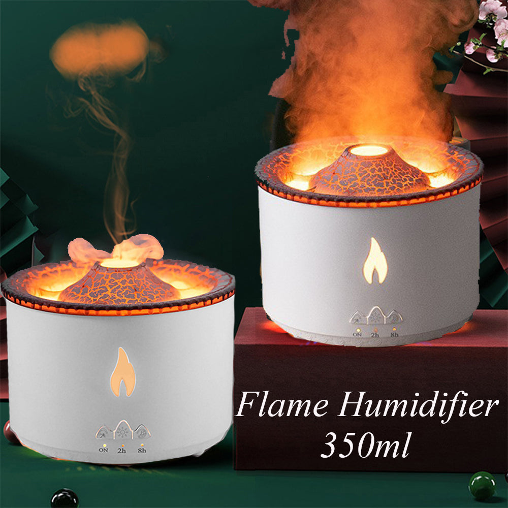 2022 New Creative Ultrasonic Essential Oil Humidifier Volcano Aromatherapy Machine Spray Jellyfish Air Humidifiers Diffuser