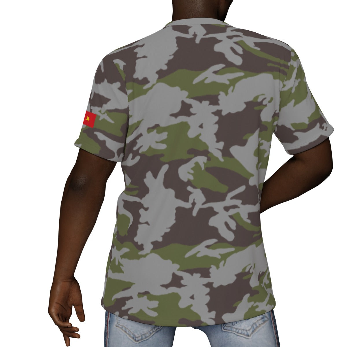 TDF  V-Neck T-Shirt ፈሉይ ሓይሊ ትግራይ：ቲሸርት“