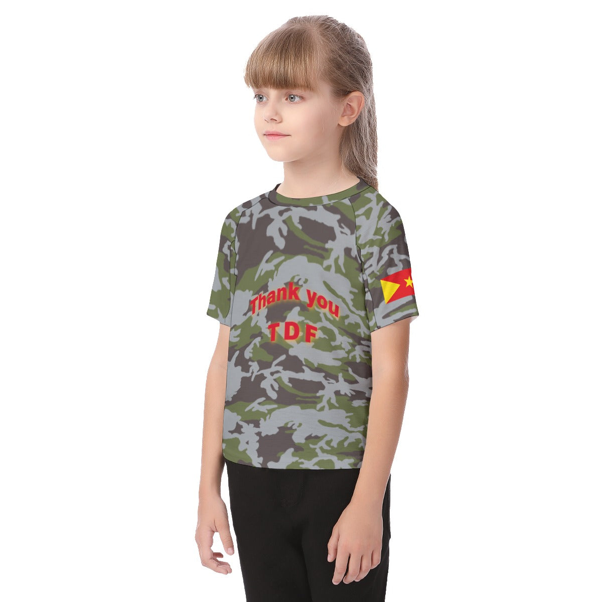 Kid's Raglan Sleeve T-shirt# ናይ ቆልዖ ትድኤፍ ቲሸርት#