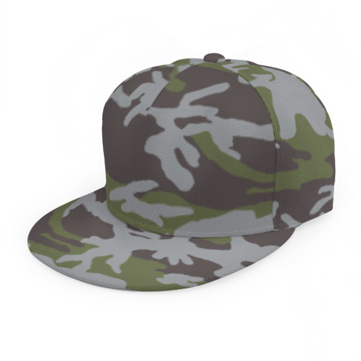 Baseball Cap With Flat Brim