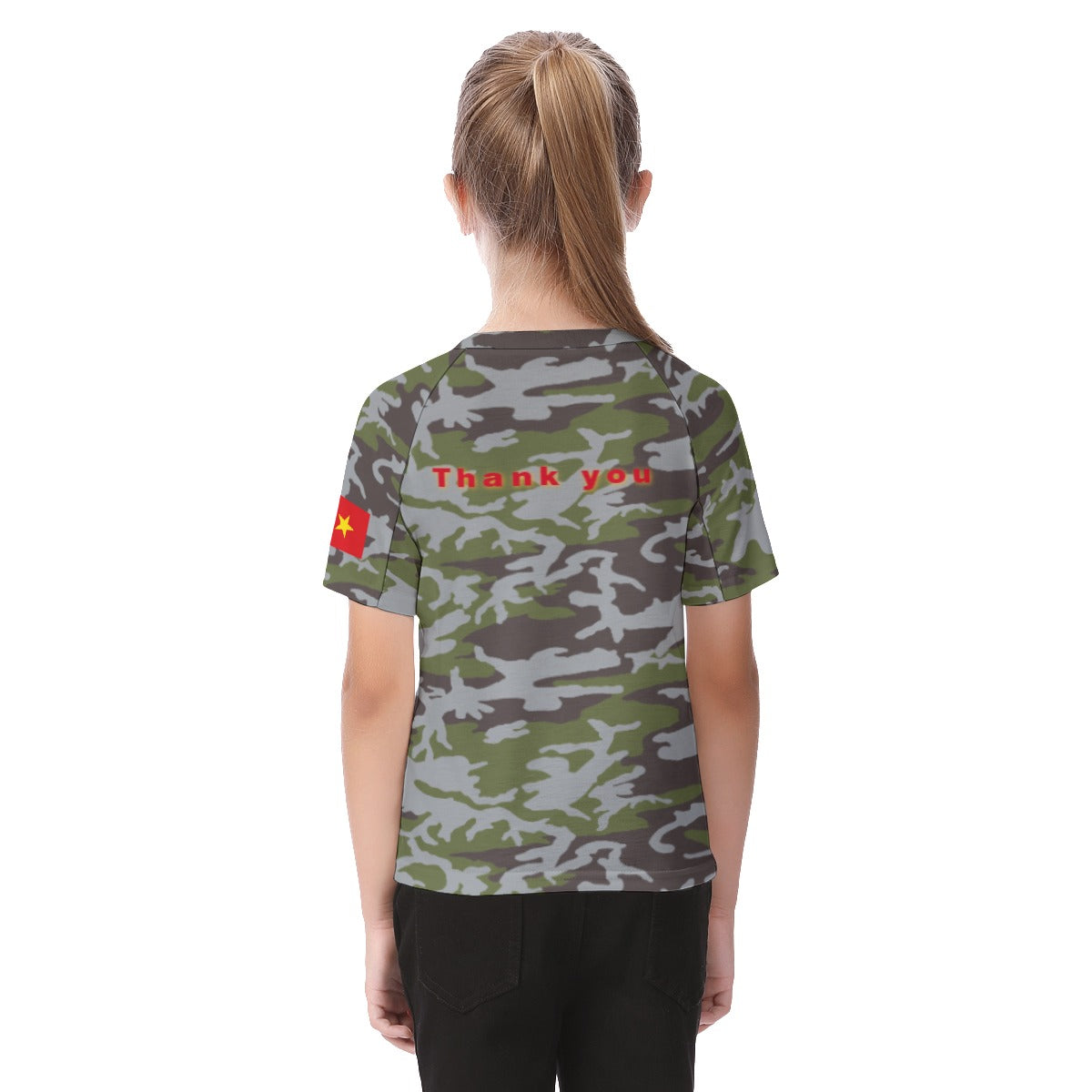 Kid's Raglan Sleeve T-shirt# ናይ ቆልዖ ትድኤፍ ቲሸርት#