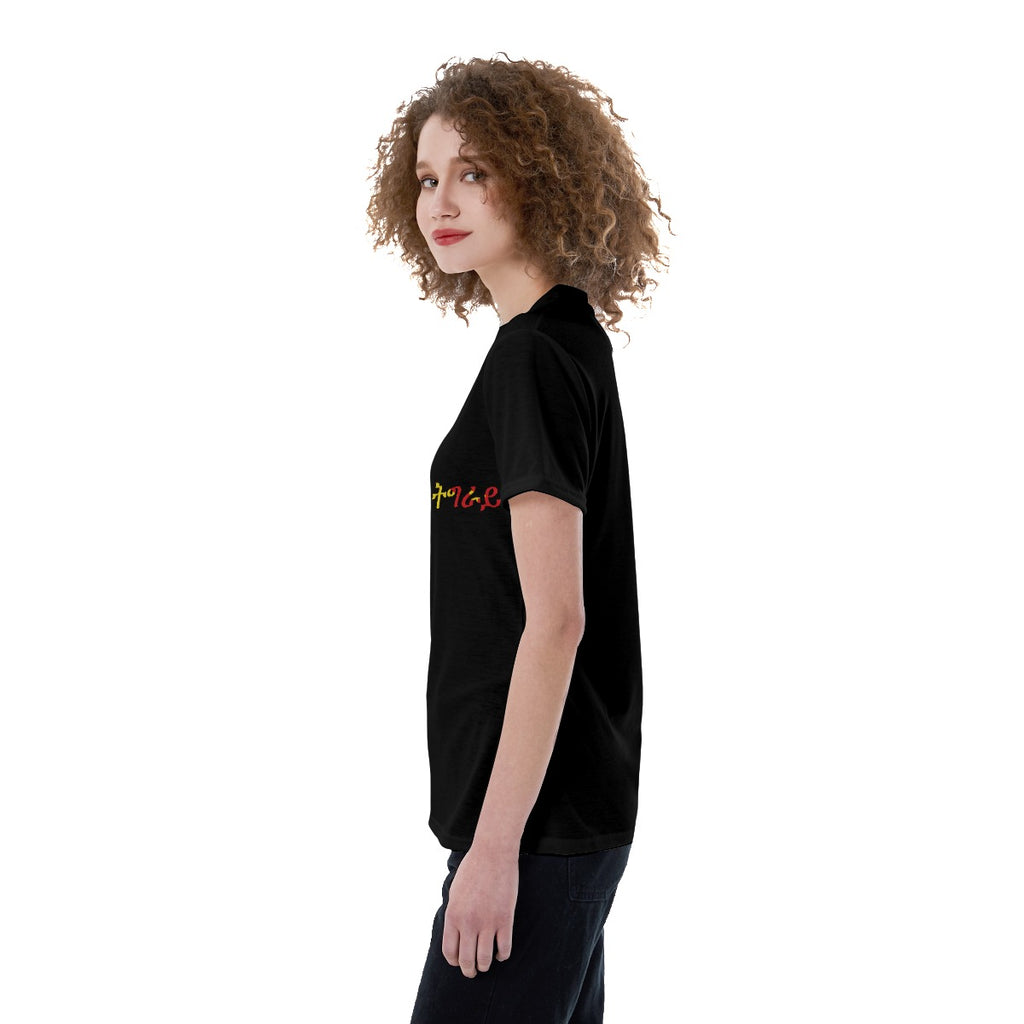 All-Over Print V-neck Women's T-shirt