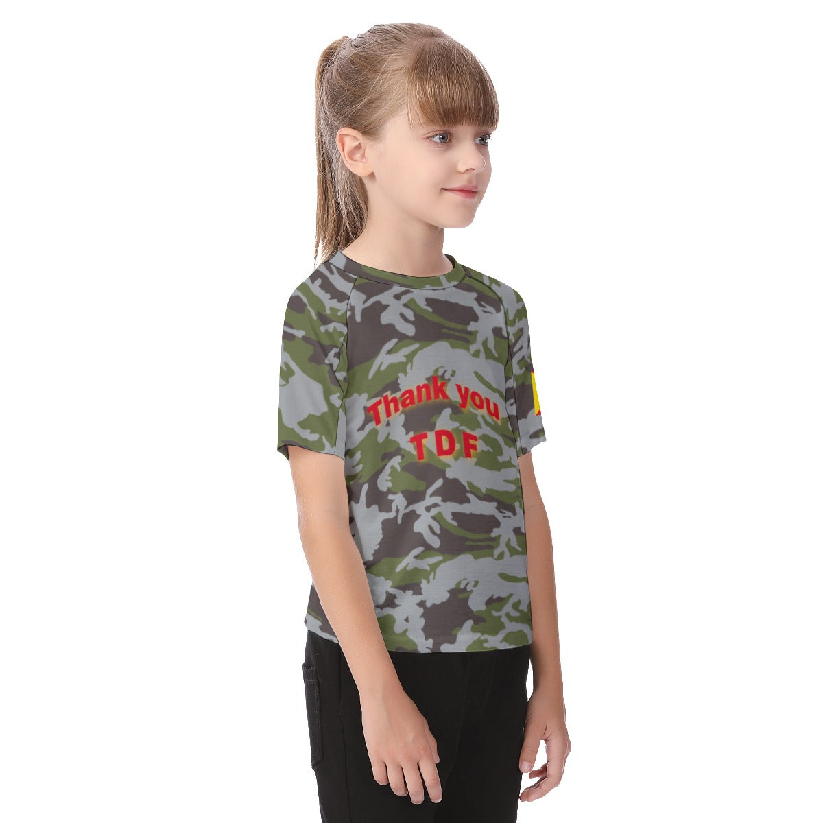 Kid's Raglan Sleeve T-shirt# ናይ ቆልዖ ትድኤፍ ቲሸርት#