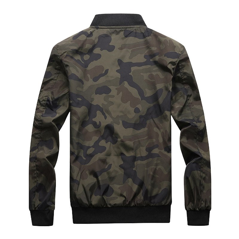 የወንዶች ካሞፍላጅ ጃኬት የወንዶች ኮት Camouflage ቦምበር ጃኬት የወንዶች ጃኬት