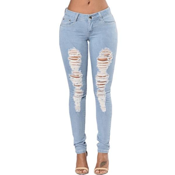 Women Jeans Pencil Pants Denim