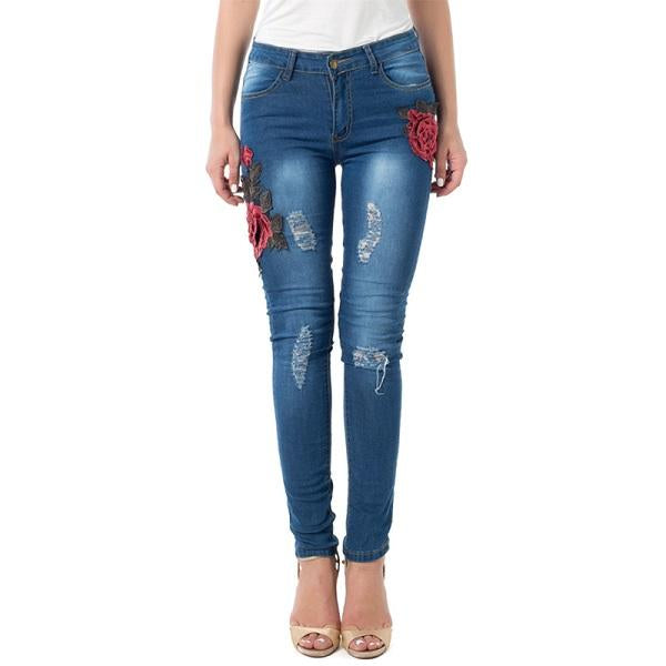 Women Jeans Pencil Pants Denim