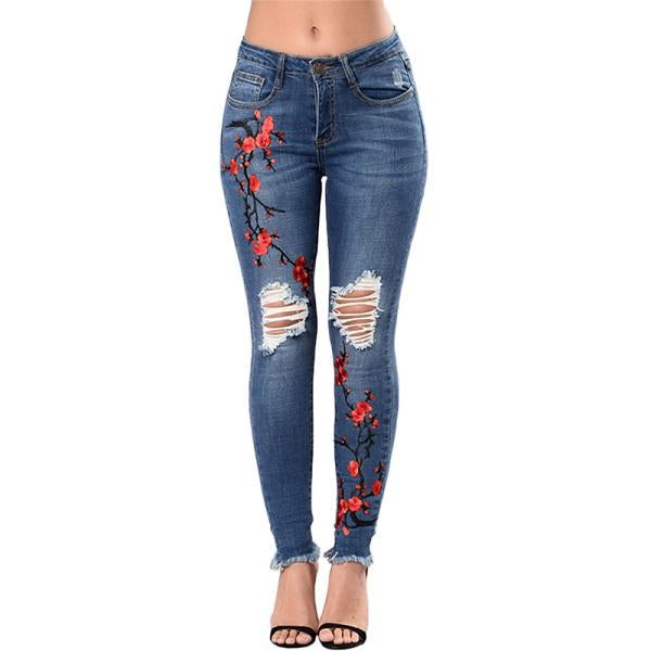 Women Jeans Pencil Pants Denim