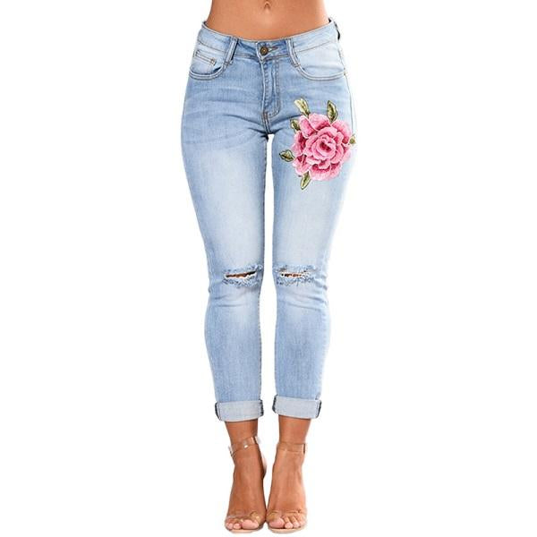 Women Jeans Pencil Pants Denim