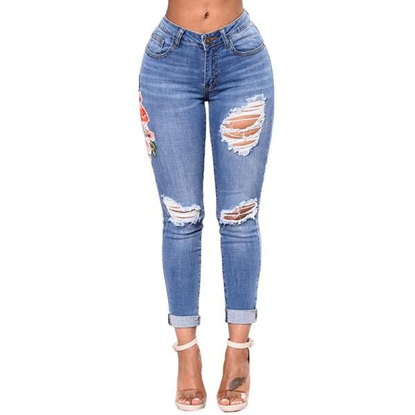 Women Jeans Pencil Pants Denim