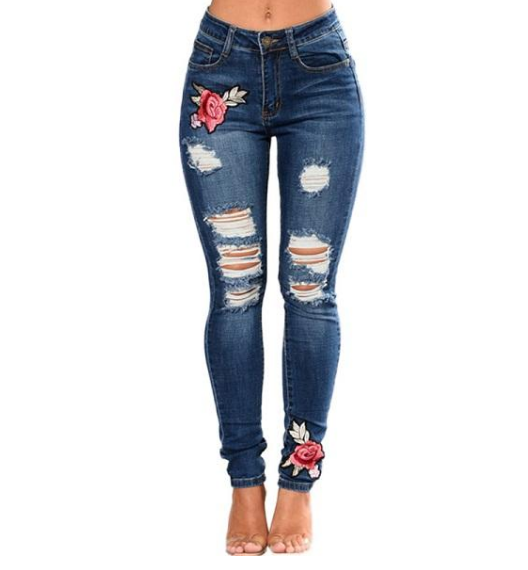 Women Jeans Pencil Pants Denim