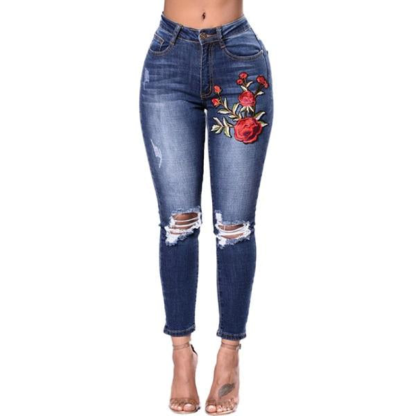 Women Jeans Pencil Pants Denim