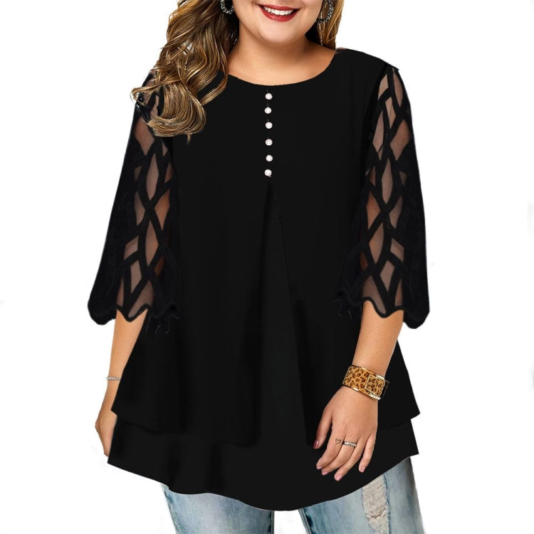 Plus Size Blouse Casual Women Tops