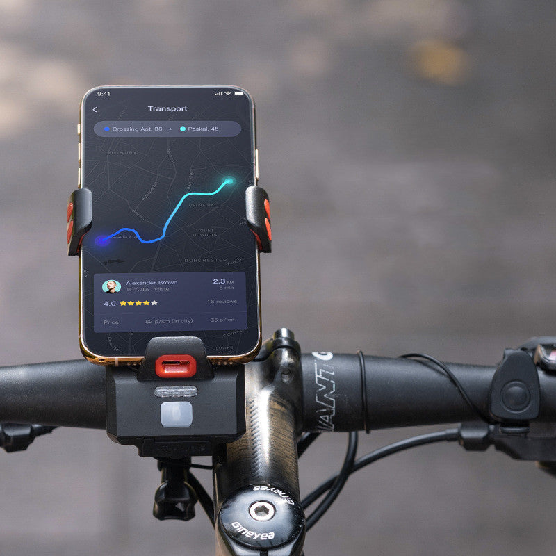 Mobile Holder Flashlight Cycling Accessories - HDYAT