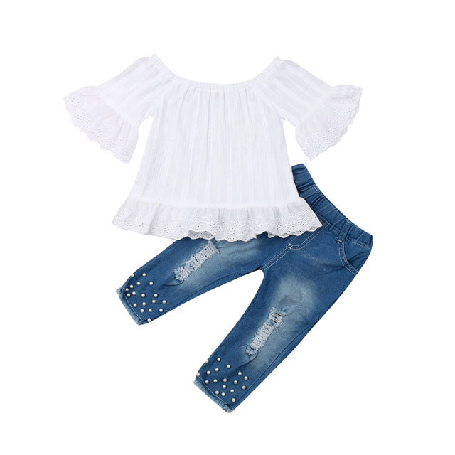 Shirt Shorts Girls Kids