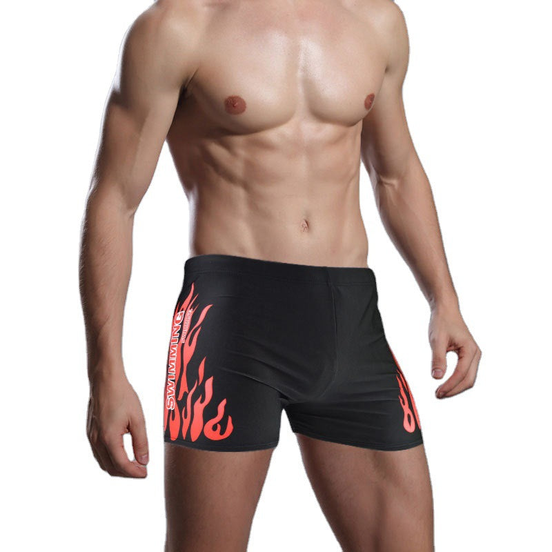 New Style Men's Flame Swimming Trunks - HDYAT