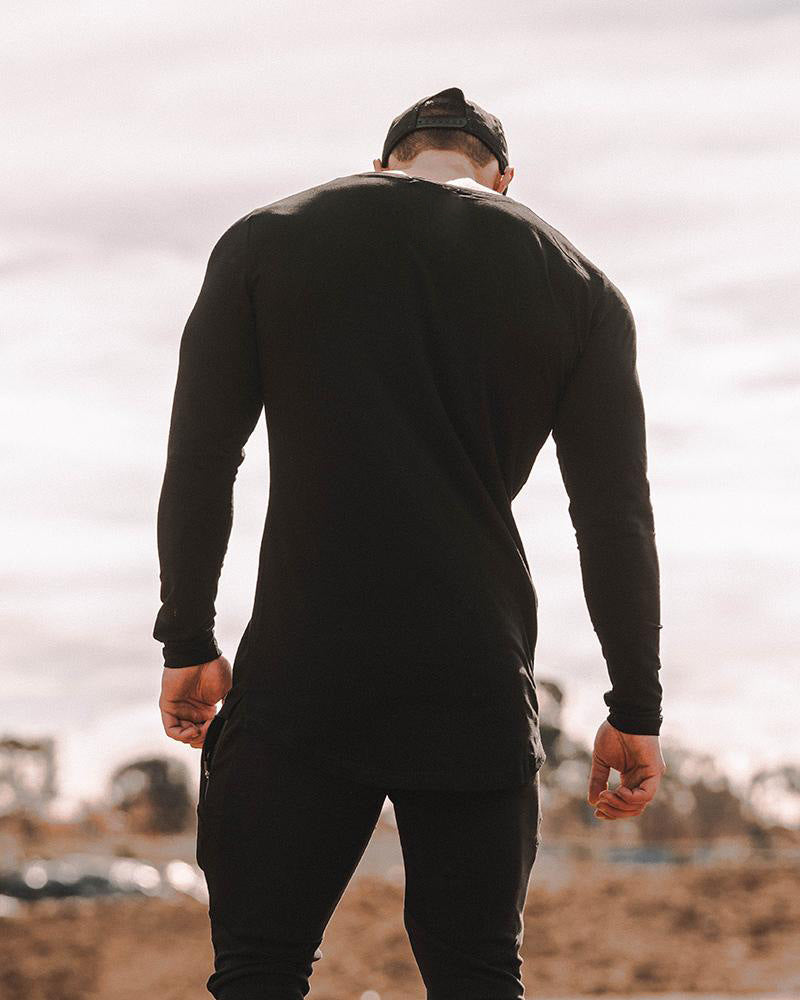 Men's tight workout clothes