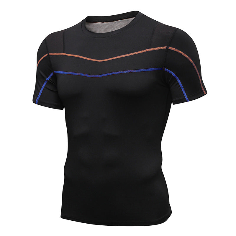 High Stretch Tights Sports Short Sleeve T-shirt - HDYAT
