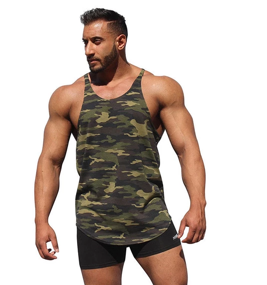 Camouflage running shirt