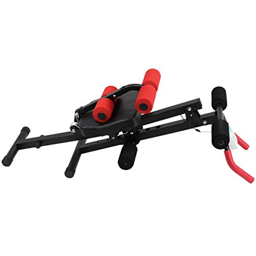 330lbs 2 In 1 Abdominal Crunch Machine Sit Up Bench Core Abdominal Trainer Workout Gym