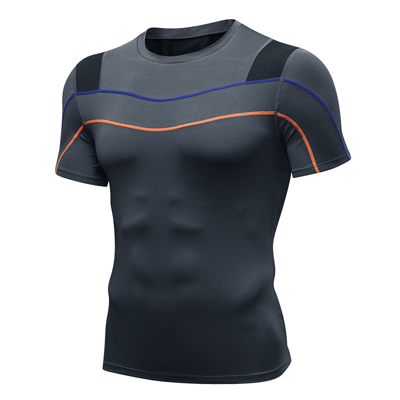 High Stretch Tights Sports Short Sleeve T-shirt - HDYAT