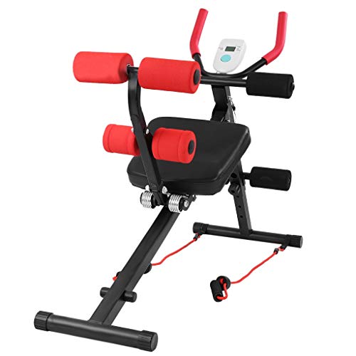 330lbs 2 In 1 Abdominal Crunch Machine Sit Up Bench Core Abdominal Trainer Workout Gym