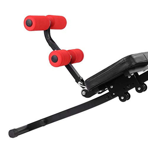 330lbs 2 In 1 Abdominal Crunch Machine Sit Up Bench Core Abdominal Trainer Workout Gym