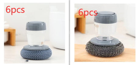 Push-type Brush Kitchen Detergent Tools