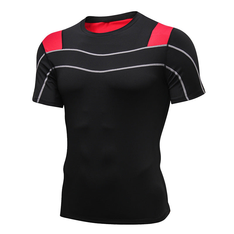 High Stretch Tights Sports Short Sleeve T-shirt - HDYAT