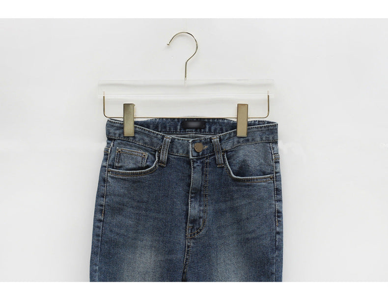 Temperament Ripped Trousers Pencil Pants